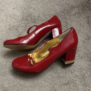 Red Patent Leather Women's Shoes